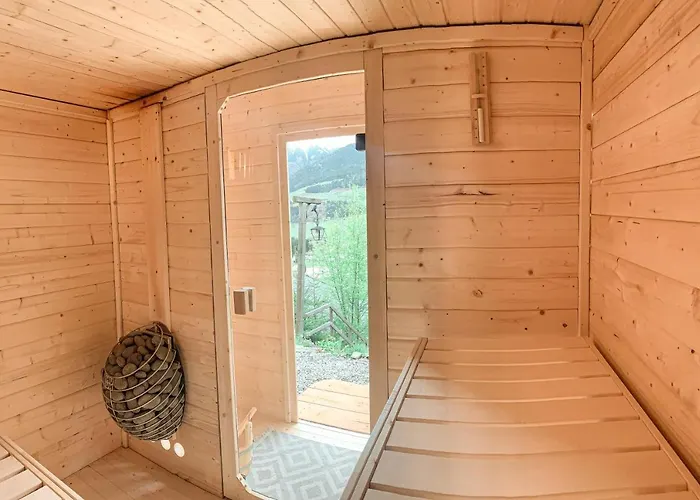 펜션 Lengalm Huetten I & Ii Mit Sauna *